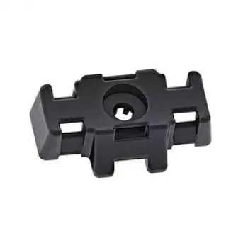 HellermannTyton S3SB15CBM8-PA6GF30-BK base de fixação aparafusada para abraçadeiras, preto, M8, PA6GF30, 1 unid. 151-01010