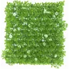 EUROPALMS tapete de buxo artificial, verde-branco, 25x25 cm 82600089