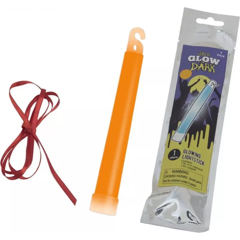 EUROPALMS glow stick laranja 15 cm pack de 12 luz química 51111102