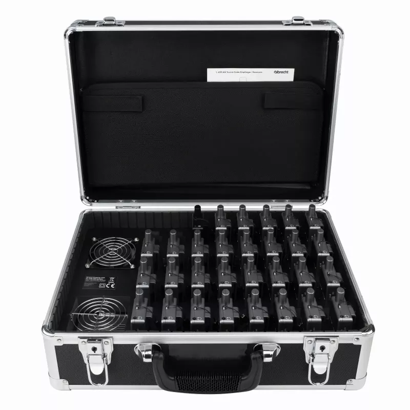 Midland Albrecht ATR 400 PMR446 Conjunto de Walkie-Talkies com 30 Rádios e Mala de Carregamento 29970.S30
