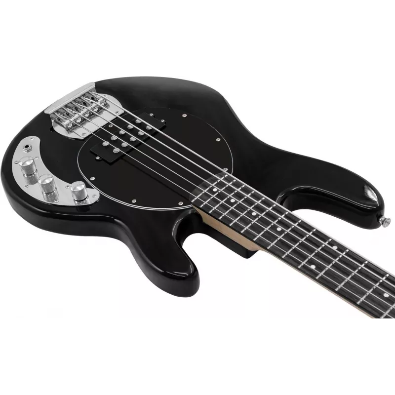 Dimavery MM-505 Guitarra Baixo Elétrico 5 Cordas, Preto 26222096