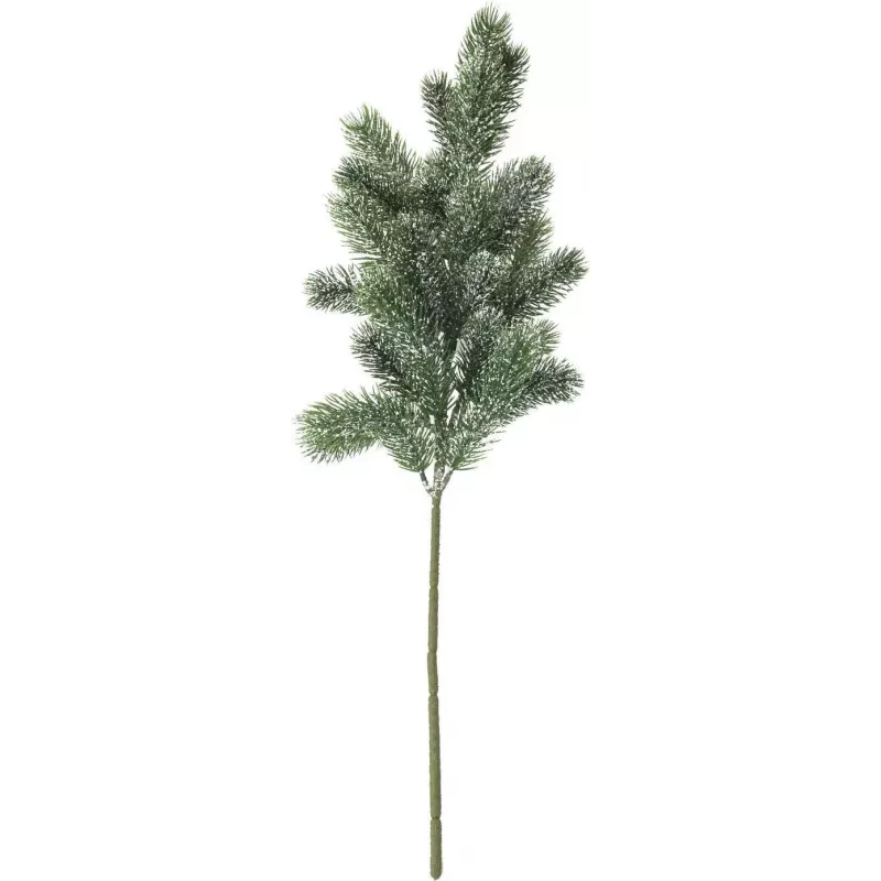 EUROPALMS Ramo de Abeto Coberto de Neve, PE, 65cm (83500421)