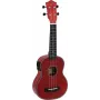 DIMAVERY UK-100 Soprano Ukulele, Flamed Red 26255807