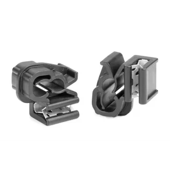 HellermannTyton EdgeClip EC1-3SV-DHC6-7 Suporte para Abraçadeira de Cabo, Preto, 100 Unidades 151-04455