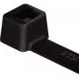HellermannTyton T18R-HS-BK-C1 Abraçadeira de Cabo Preta Termoestabilizada 100 x 2,5 mm, Pack de 100 111-01950
