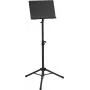 Dimavery OP-1 estante para partituras de orquestra, preto, altura ajustável 60-125 cm, aço