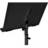 Dimavery OP-1 estante para partituras de orquestra, preto, altura ajustável 60-125 cm, aço