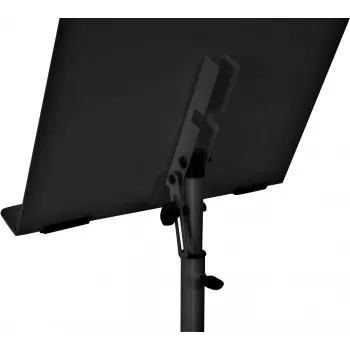 Dimavery OP-1 estante para partituras de orquestra, preto, altura ajustável 60-125 cm, aço