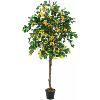 EUROPALMS Bougainvillea planta artificial, amarelo, 180 cm 82507081