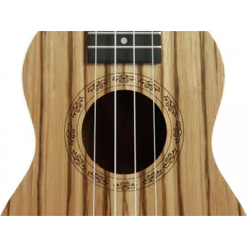 DIMAVERY UK-400 ukulele soprano madeira zebra 26255831