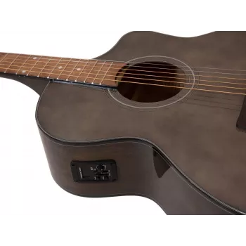 DIMAVERY STW-50 guitarra acústica, castanho 26245087