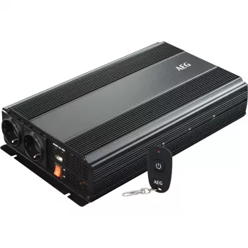 AEG inversor 1500 W 12 V DC para 230 V AC com telecomando (10058)