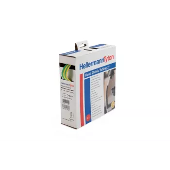 HellermannTyton caixa de tubo termorretrátil transparente 9,5 mm x 4,7 mm x 5 m (HIS-PACK-9,5/4,7-CL) 300-30953