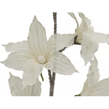 EUROPALMS ramo de clematite (EVA), artificial, branco (82531065)