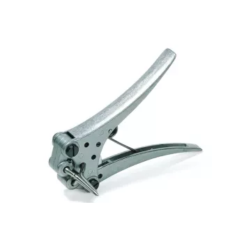 HellermannTyton NA-0/1 alicate de cravar manual para terminais não isolados, 0,5-6 mm², B-Crimp, mecanismo de catraca