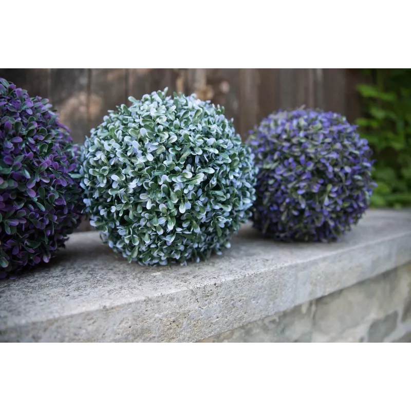 EUROPALMS bola de erva artificial, azul, 22cm 82606975