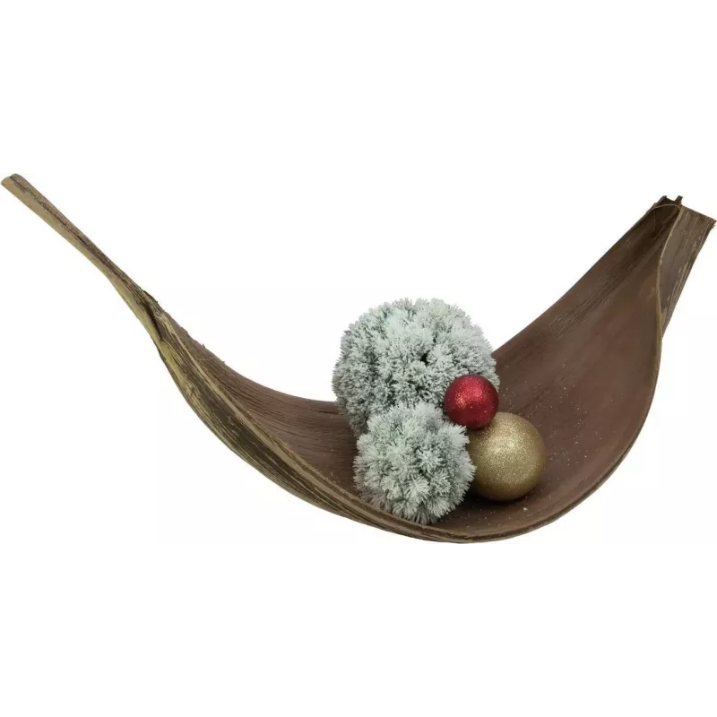 EUROPALMS bola de pinheiro, flocked, 30cm (83500305)