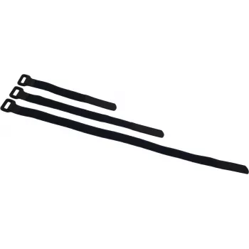Acessório BS-1 abraçadeira de velcro 25x195mm, preta, pack de 10 30006023