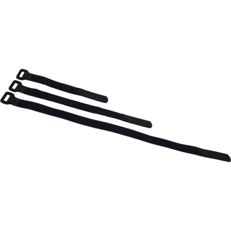 Acessório BS-1 abraçadeira de velcro 25x195mm, preta, pack de 10 30006023