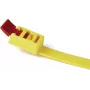 Abraçadeira reutilizável HellermannTyton SpeedyTie 750x13mm amarela pack de 5 115-00001