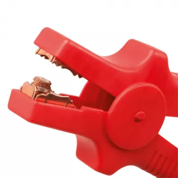 Cabos de arranque AEG SP 16 20,8 mm² alumínio revestido a cobre 3 m com pinças de plástico e proteção de circuito 97215