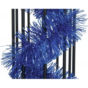 Grinalda metálica EUROPALMS, azul, 12,5 x 270 cm 8350054D