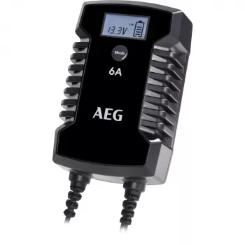 Carregador de bateria de automóvel AEG LD6 10617 6V/12V 3A/6A com visor LCD
