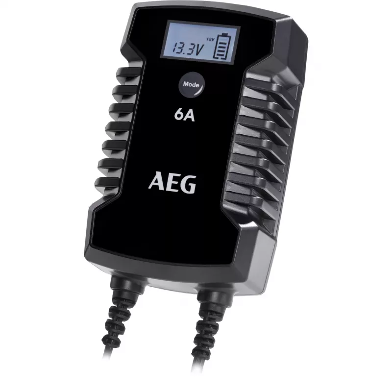 Carregador de bateria de automóvel AEG LD6 10617 6V/12V 3A/6A com visor LCD