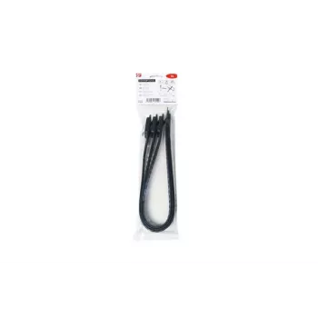 Abraçadeira reutilizável HellermannTyton SOFTFIX-XL 580mm x 28mm preta pack de 3 115-28590