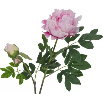 Ramo de peónias artificial EUROPALMS Premium, rosa, 100cm 82530220