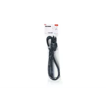 Abraçadeira reutilizável HellermannTyton SOFTFIX XXL, TPU, preta, 300mm x 12mm, pack de 3 115-28898