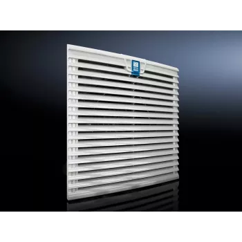 Filtro de saída Rittal para ventiladores de filtro SK 3237.1xx, G3, IP54, 204 x 204 mm, cinzento claro 3237208