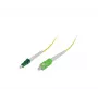 Cabo de rede de fibra ótica LC/APC para SC monomodo OS2 SYNERGY21 10m, 9/125µm, G.657.A2, amarelo S215747