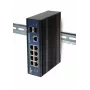 Switch industrial gerido Layer2+ ALLNET ALL-SGI8010PDM 10 portas Gigabit PoE, 7x PoE+ 2x SFP 1x PD, sem ventoinha IP40