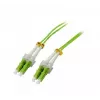 Cabo de patch de fibra ótica SYNERGY21 S215504 OM5 duplex LC-LC 25 m verde