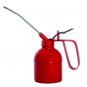 Almotolia metálica IWH 300 ml com bomba de aço zincado e bico metálico 032016