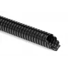 Tubo de proteção ondulado HellermannTyton 166-12013 HG-ELWS12-PA6-BK, preto, 10 mm de diâmetro interior, 50 m