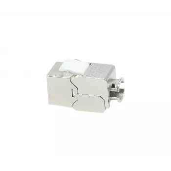 Módulo keystone SYNERGY21 S216378V3 CAT8.1 RJ45, slim-line curto, certificado GHMT, branco