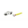 Módulo keystone SYNERGY21 S216378V3 CAT8.1 RJ45, slim-line curto, certificado GHMT, branco