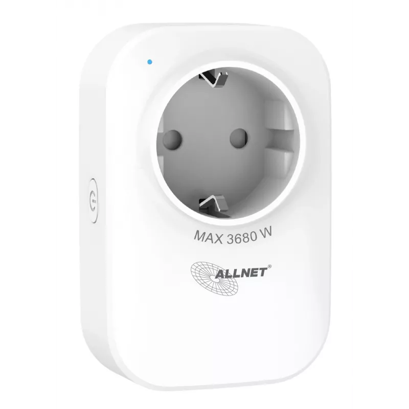 ALLNET ESP32 Tomada inteligente Wi-Fi com medição de energia e 2x carregador USB ALL3079