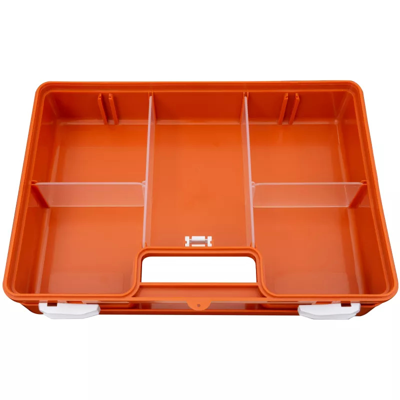 PETEX 43924035 Mala de primeiros socorros DIN 13169, laranja, 350 x 140 x 240 mm