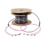 SYNERGY21 S217060V2 Cabo trunk de fibra ótica multimodo OM4, 4 fibras, LC/LC, 110m, em bobina