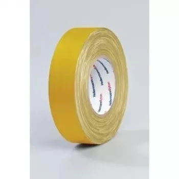 HellermannTyton HTAPE-TEX-19x10 Fita têxtil multiusos, amarela, 19 mm x 10 m 712-00202