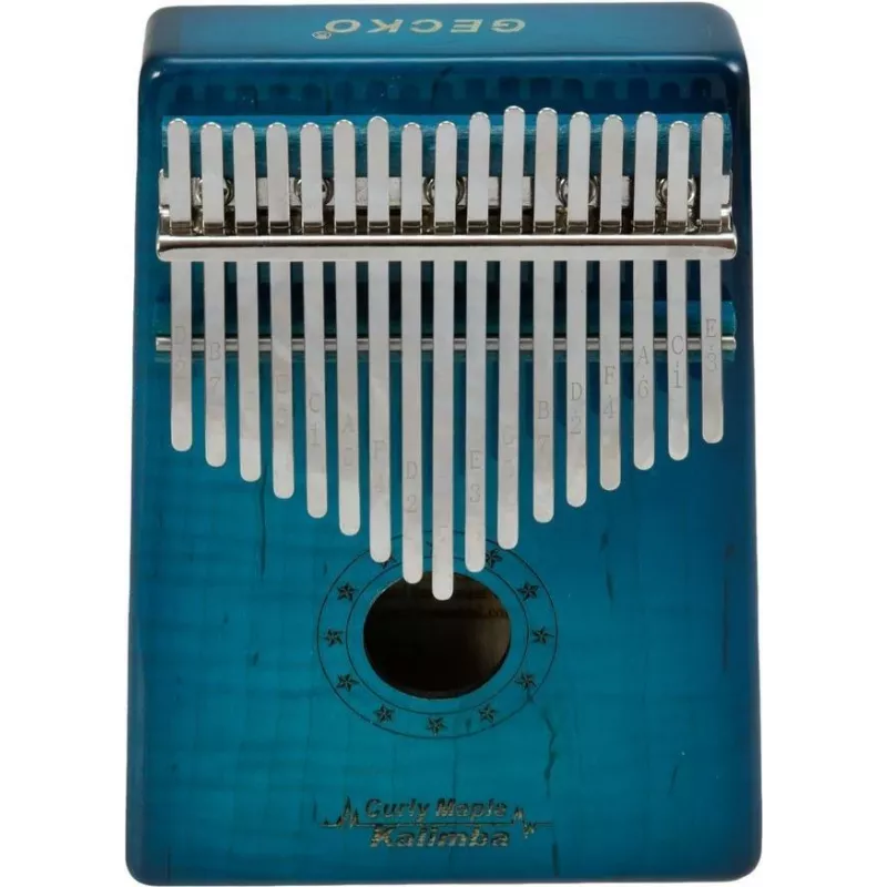 Dimavery KL-6 Kalimba, 17 teclas, Dó maior, azul 26051620
