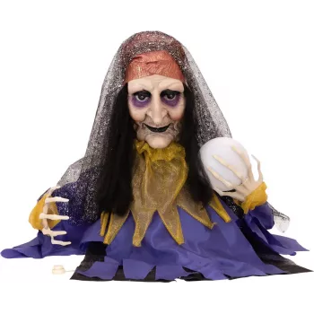 EUROPALMS Halloween Figura animada de vidente, 50cm 83316113