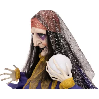 EUROPALMS Halloween Figura animada de vidente, 50cm 83316113
