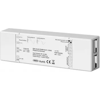 SYNERGY21 S21-LED-SR000127 Controlador LED RF para fitas LED de cor única, branco