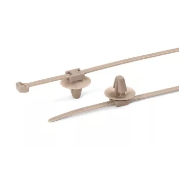 HellermannTyton 156-01091 PT2AP2SFT6.5-PEEK-BGE Abraçadeira de cabos 145 mm 3,4 mm bege (1 unid.)