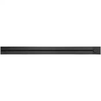 SYNERGY21 MODULRAIL régua de tomadas 1000 mm com interruptor preto (S21-MR007)