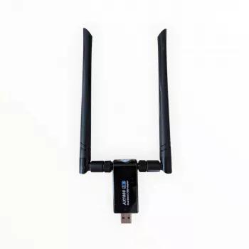 ALLNET Wireless AX 1800Mbit adaptador USB 3.0 Wi-Fi ALL-WA1800AX-EXT com antenas externas
